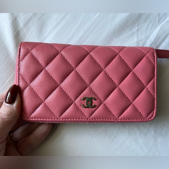 Authentic CHANEL Mini Wallet Matresse Rose - Picture 2 of 8